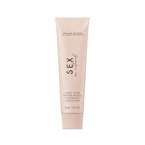 Лубрикант із доглядом на водній основі Bijoux Indiscrets Sex au Naturel &ndash; Aloe Vera SO5897 фото