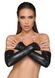 Мітенки Noir Handmade F213 Elastic eco leather fingerless gloves - S SX0081 фото 1