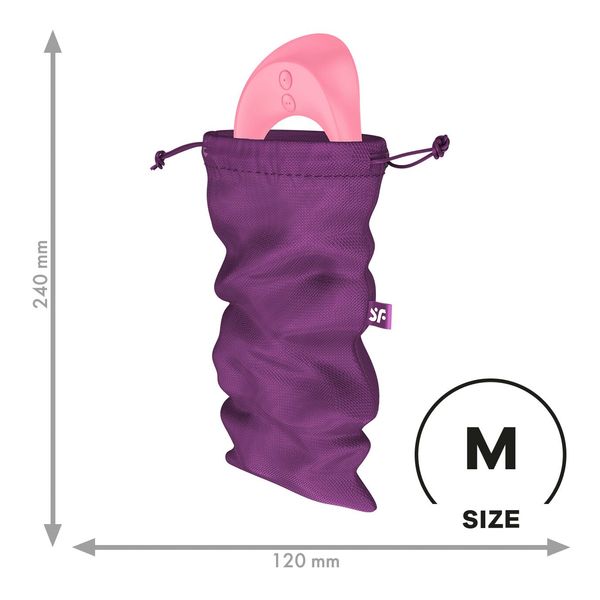 Мішечок для зберігання іграшок Satisfyer Treasure Bag M Violet SX0547 фото