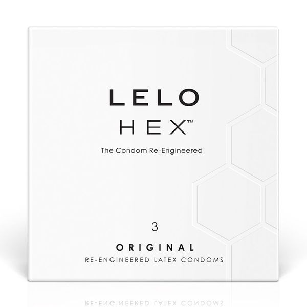 Презервативи LELO HEX Condoms Original 3 Pack SO8130 фото