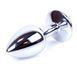 Анальна пробка Boss Series - Jewellery Silver PLUG Red S, BS6400016 BS6400016 фото 4