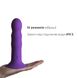 Двошаровий ділдо з вібрацією Adrien Lastic Hitsens 3 Purple SO5053 фото 4