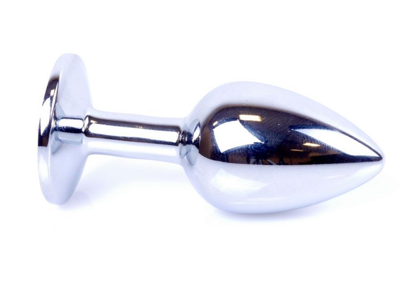 Анальна пробка Boss Series - Jewellery Silver PLUG Red S, BS6400016 BS6400016 фото