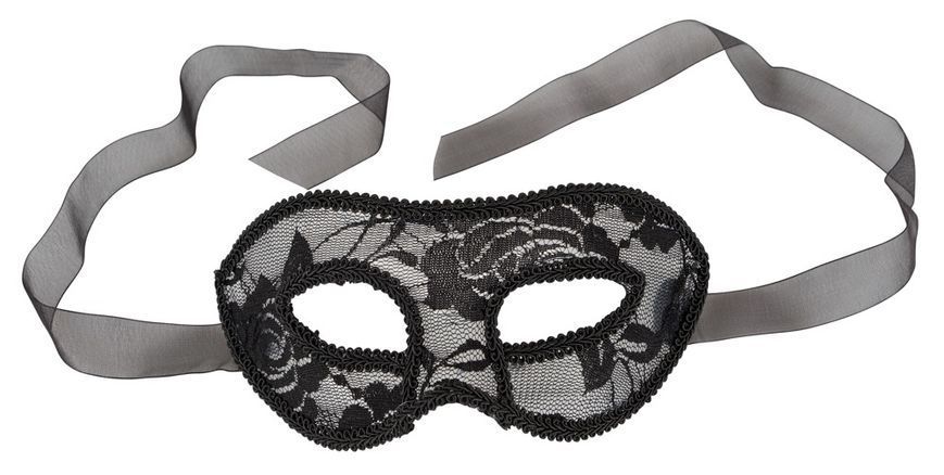 Маска на очі - Cottelli Collection Lace Eye Mask Black 513224802711001 фото