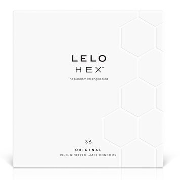 Презервативи LELO HEX Condoms Original 36 Pack SO8131 фото