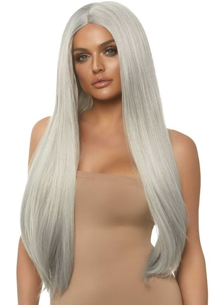 Перука Leg Avenue 33″ Long straight center part wig Grey SO8588 фото