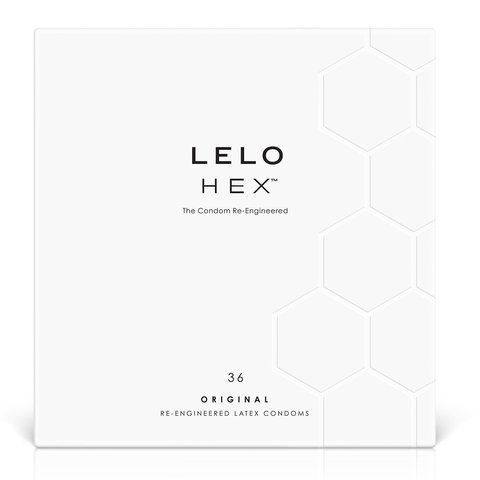 Презервативи LELO HEX Condoms Original 36 Pack SO8131 фото