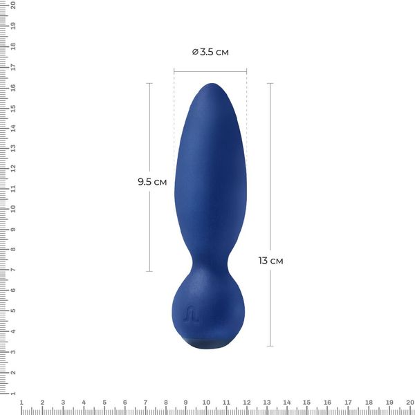 Анальна вібропробка Adrien Lastic Little Rocket SO4482 фото