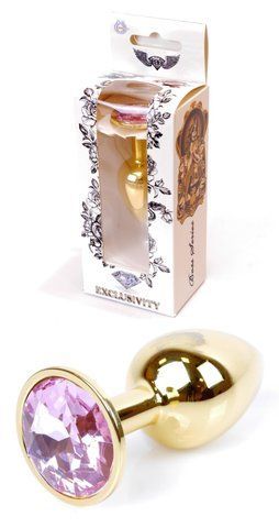 Анальна пробка Boss Series - Jewellery Gold PLUG Rose S, BS6400018 BS6400018 фото