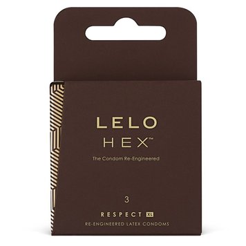 Презервативи LELO HEX Condoms Respect XL 3 Pack SO8132 фото