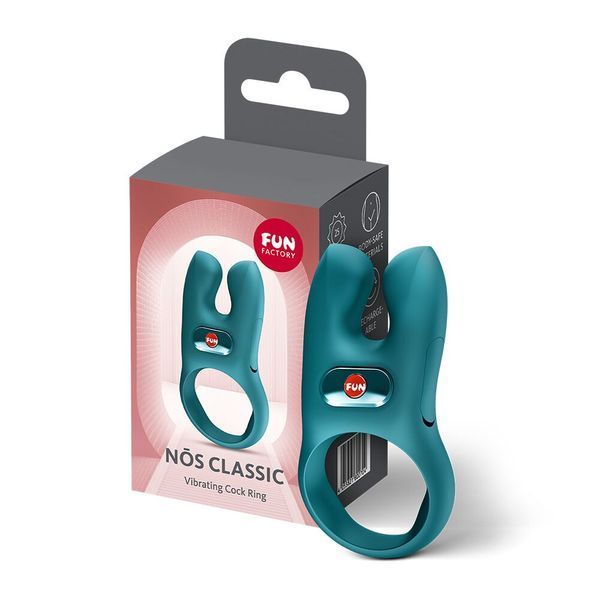Ерекційне віброкільце Fun Factory NŌS CLASSIC Bottle Green SX3727 фото