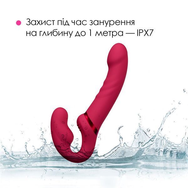 Безремінний страпон Lovense Lapis vibrating strapless strap-on SO8793 фото