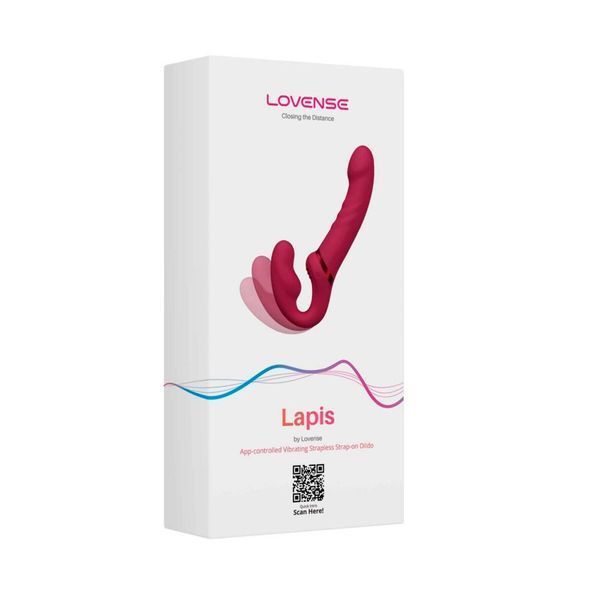 Безремінний страпон Lovense Lapis vibrating strapless strap-on SO8793 фото