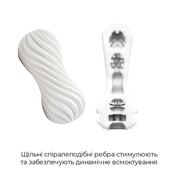 Мастурбатор Tenga Flex Silky White SO1645 фото