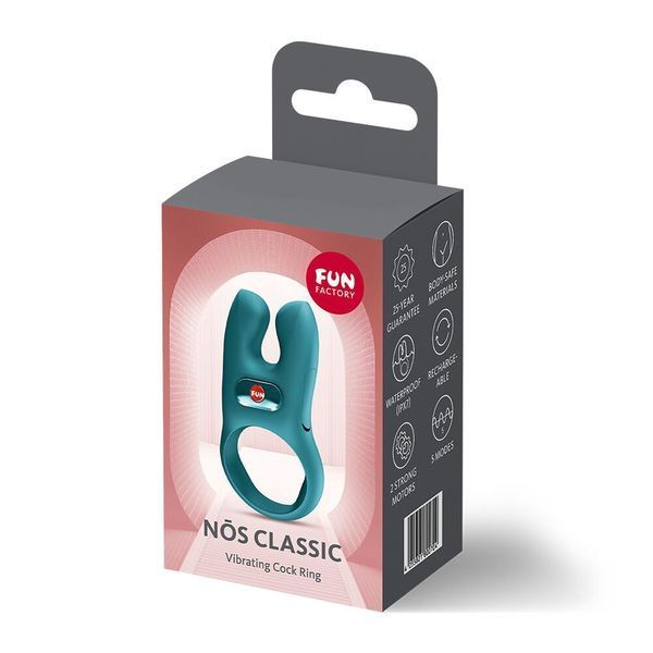 Ерекційне віброкільце Fun Factory NŌS CLASSIC Bottle Green SX3727 фото