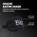 Маска на очі - Ouch! Satin Blindfold Bitch Black 90360028440 фото 2