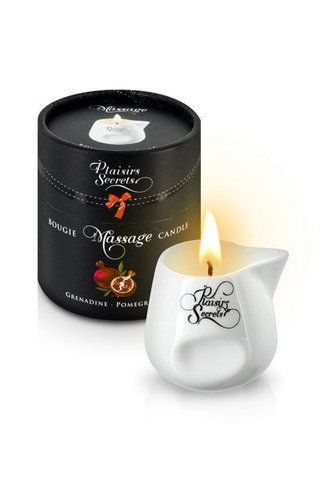 Масажна свічка Plaisirs Secrets Pomegranate (80 мл) SO1850 фото