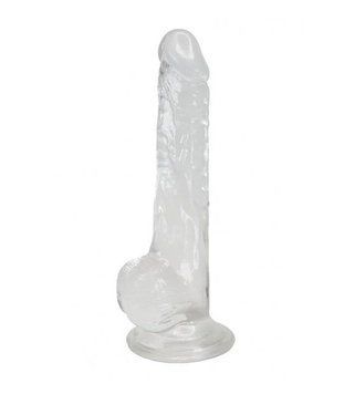 Прозорий фалоімітатор Alive Jelly Dildo Lusty SO5553 фото