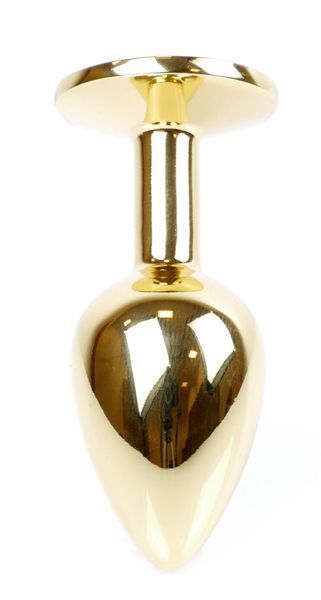 Анальна пробка Boss Series - Jewellery Gold PLUG Red S, BS6400019 BS6400019 фото
