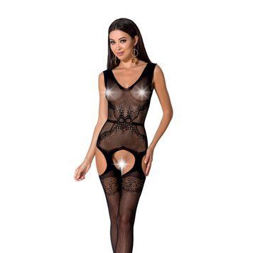 Сітчастий бодістокінг Passion BS062 One Size, Black PBS062B фото