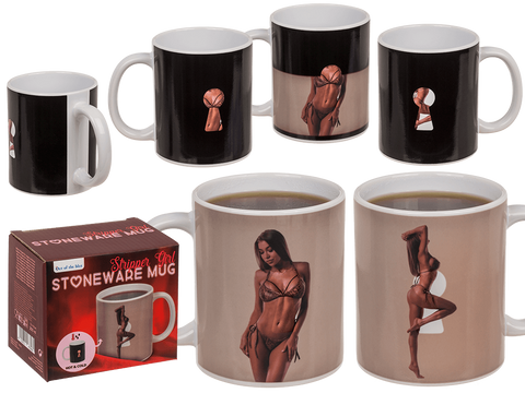Чашка з термоефектом Stoneware Mug Stripper Girl, 300 мл 99660141977 фото