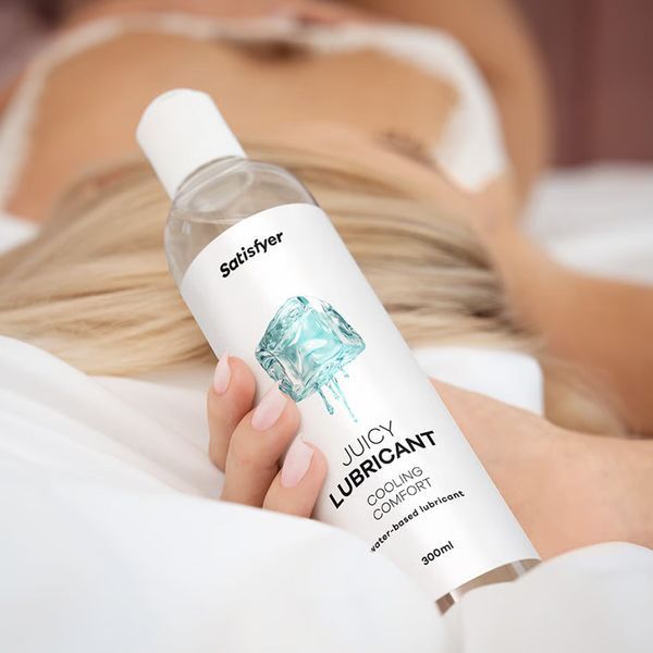Лубрикант на водній основі Satisfyer Juicy Lubricant Cooling Comfort water based 300 мл SX2714 фото