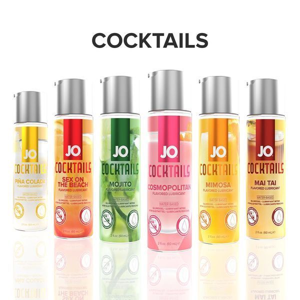 Лубрикант на водній основі System JO Cocktails &mdash; Cosmopolitan без цукру, рослинний гліцерин (60 мл) SO6776 фото
