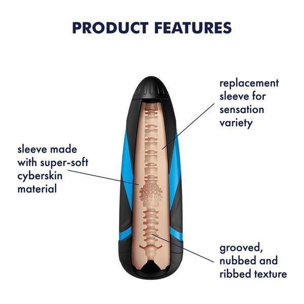 Запасний рукав-вставка для мастурбатора Satisfyer TRI Men DELIGHTS SO2025 фото