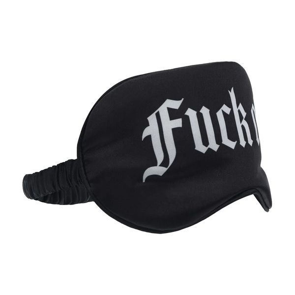 Маска на очі - Ouch! Satin Blindfold Fuck Off Black 90360028464 фото