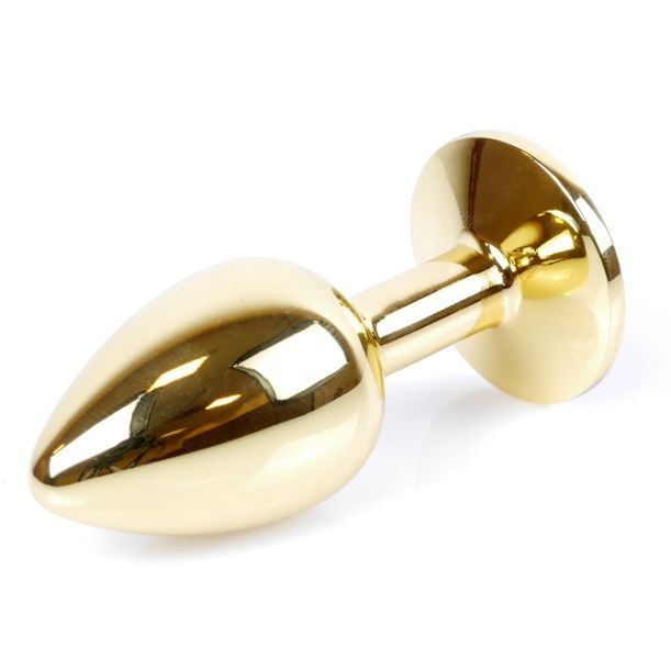 Анальна пробка Boss Series - Jewellery Gold PLUG Red S, BS6400019 BS6400019 фото