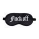 Маска на очі - Ouch! Satin Blindfold Fuck Off Black 90360028464 фото 1
