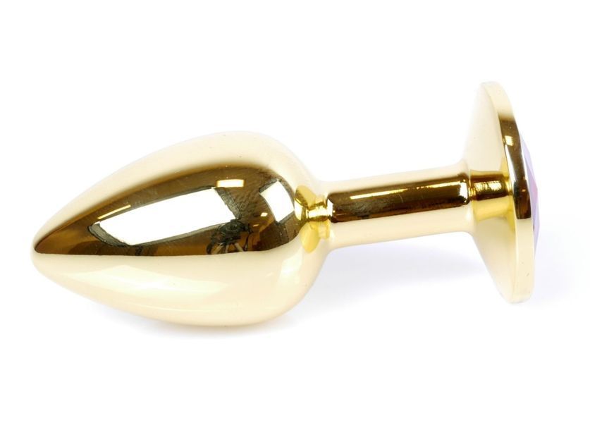 Анальна пробка Boss Series - Jewellery Gold PLUG Red S, BS6400019 BS6400019 фото