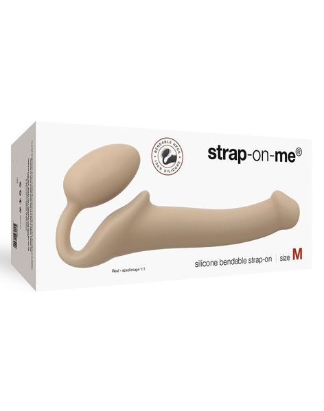 Безремінний страпон Strap-On-Me Flesh M SO2350 фото