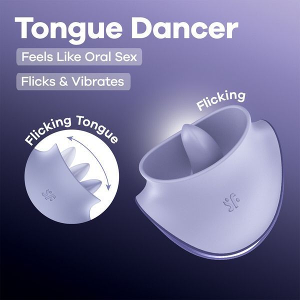 Вібростимулятор для клітора Satisfyer Tongue Dancer SX3846 фото