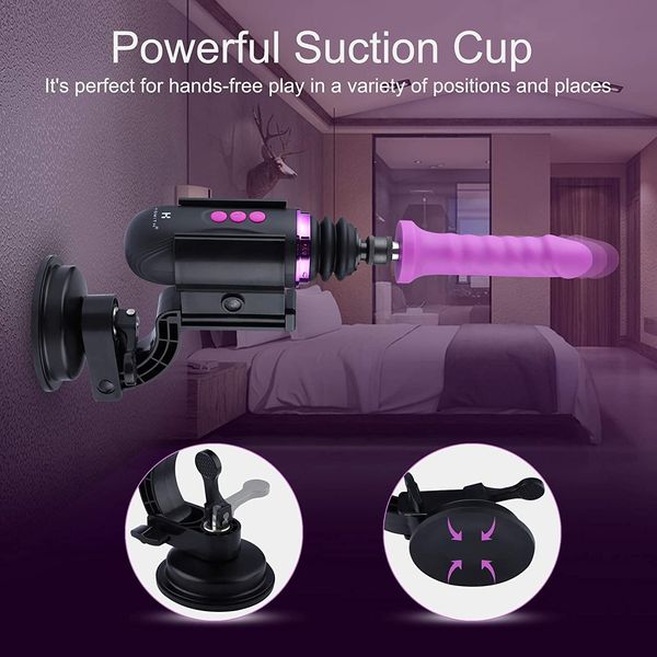 Міні секс-машина Hismith Mini Capsule Sex-Machine with Strong Suction Cup SO6197 фото