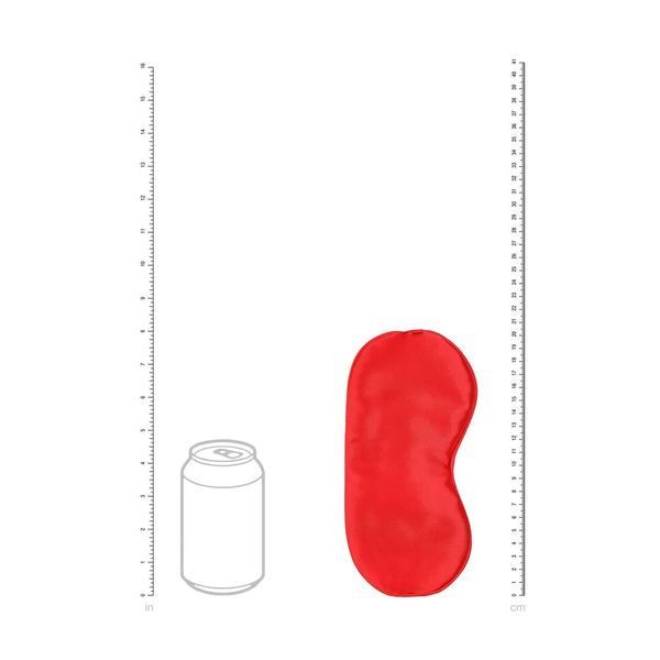 Маска на очі - Ouch! Satin Blindfold Red 60360028211 фото