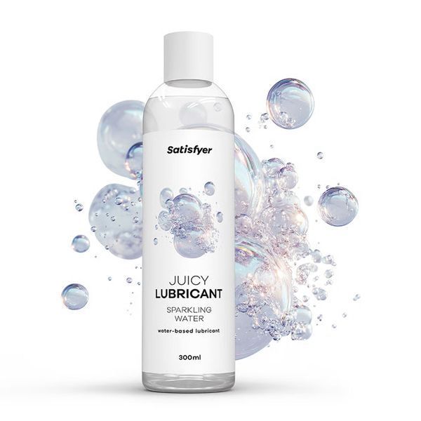 Лубрикант на водній основі Satisfyer Juicy Lubricant Sparkling Water water based 300 мл SX2729 фото