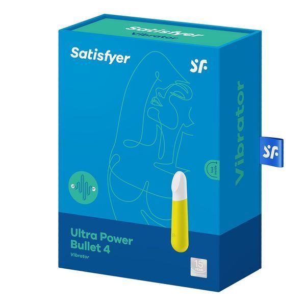 Віброкуля на акумуляторі Satisfyer Ultra Power Bullet 4 Yellow SO5429 фото