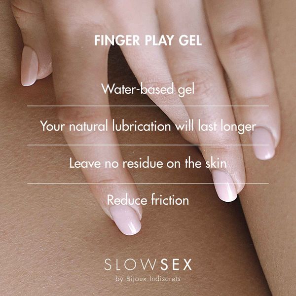 Гель-змазка для мастурбації Bijoux Indiscrets Slow Sex Finger play gel SO5901 фото