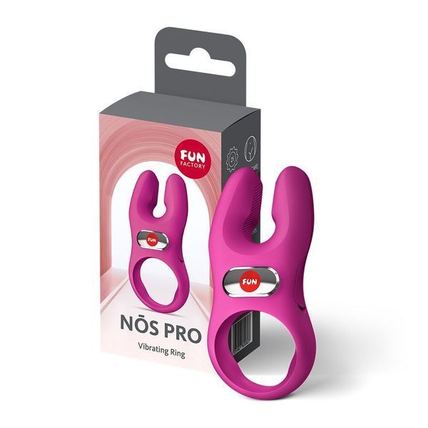 Ерекційне віброкільце Fun Factory NŌS PRO Magenta SX3701 фото