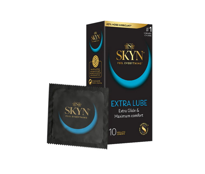 Презервативи безлатексні Skyn Extra Lubricated (10 шт) pr113-pack фото