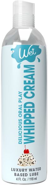 Лубрикант на водній основі Wet Oral Play Whipped Cream (118 мл) SO9895 фото