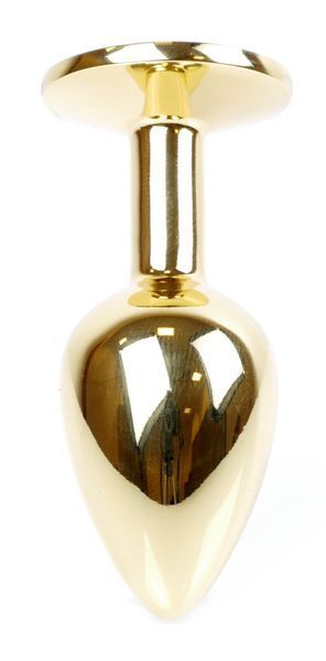 Анальна пробка Boss Series - Jewellery Gold PLUG Light Blue S, BS6400022 BS6400022 фото