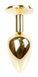 Анальна пробка Boss Series - Jewellery Gold PLUG Light Blue S, BS6400022 BS6400022 фото 6