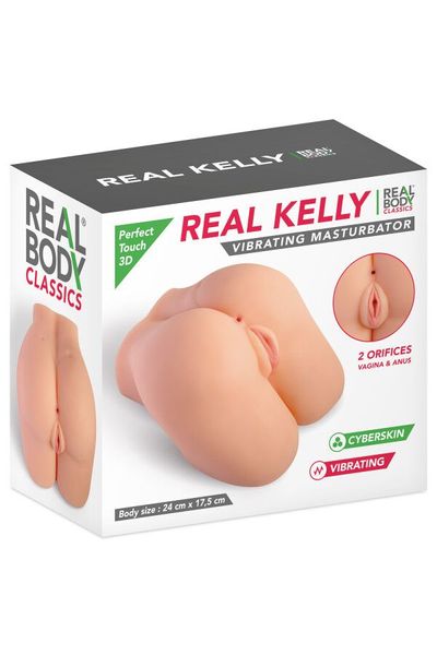 Мастурбатор з вібрацією Real Body — Real Kelly SO9950 фото