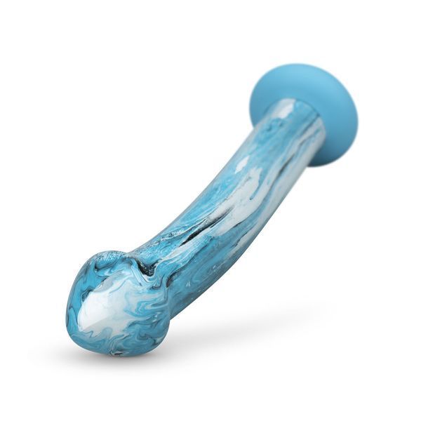 Скляний дилдо Gildo Ocean Ripple SO8893 фото