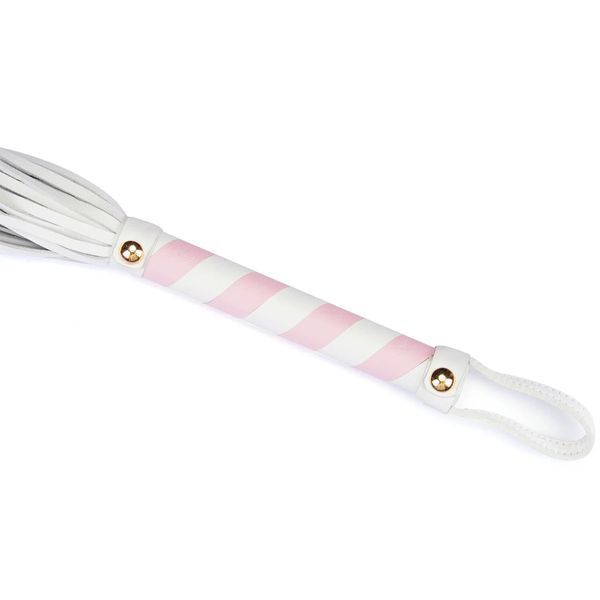 Флогер Liebe Seele White & Pink Leather Flogger SX2832 фото