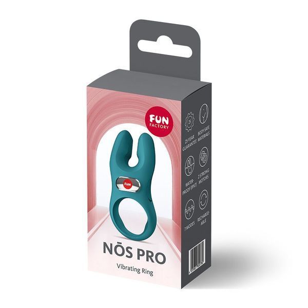 Ерекційне віброкільце Fun Factory NŌS PRO Bottle Green SX3702 фото