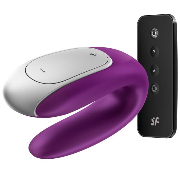 Смарт-вібратор для пар Satisfyer Double Fun (Violet) SO5059 фото