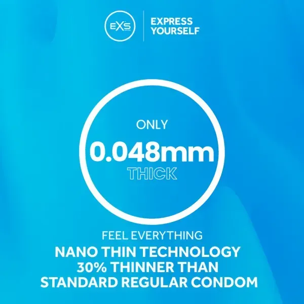 Презервативи EXS Nano Thin (тонкі, 1 шт) pr69 фото